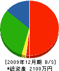 村田電気設備 貸借対照表 2009年12月期