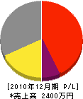上野造園土木 損益計算書 2010年12月期