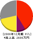 中島製作所 損益計算書 2008年12月期