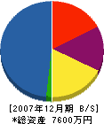 讃高土木 貸借対照表 2007年12月期