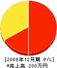 栗原電興 損益計算書 2008年12月期