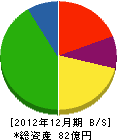 沖縄瓦斯 貸借対照表 2012年12月期