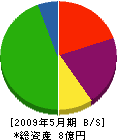 三木田興業 貸借対照表 2009年5月期
