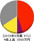 環境設備 損益計算書 2010年9月期