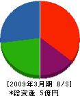 ＴＭＳ東日本 貸借対照表 2009年3月期