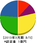 藤井通信工業 貸借対照表 2013年3月期