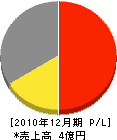西田亀 損益計算書 2010年12月期