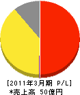 日本パナユーズ 損益計算書 2011年3月期