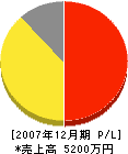 佐藤鉄工所 損益計算書 2007年12月期