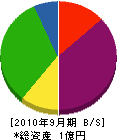 浜田 貸借対照表 2010年9月期