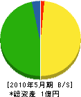 谷田川建設 貸借対照表 2010年5月期