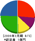 藤田製作所 貸借対照表 2008年3月期