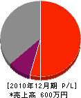 守谷建設 損益計算書 2010年12月期