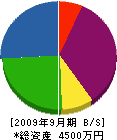 今栄花樹園 貸借対照表 2009年9月期