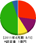 千田塗装興業 貸借対照表 2011年4月期