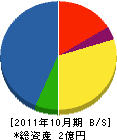 共立 貸借対照表 2011年10月期