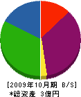徳政組 貸借対照表 2009年10月期