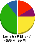 富士野建設 貸借対照表 2011年5月期