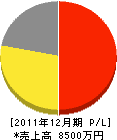 増田組 損益計算書 2011年12月期
