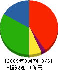 桜井工業 貸借対照表 2009年8月期