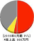 下田土建 損益計算書 2010年6月期