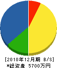 倉光造園 貸借対照表 2010年12月期