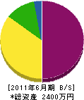 吉田産業 貸借対照表 2011年6月期