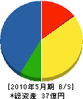 堀江工業 貸借対照表 2010年5月期