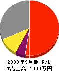 中島工業所 損益計算書 2009年9月期