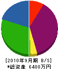 宮崎総合スポーツ 貸借対照表 2010年9月期