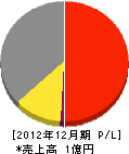 小松塗装工業 損益計算書 2012年12月期
