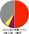 石の店山田 損益計算書 2012年3月期