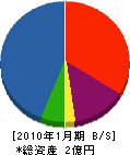 榎工業所 貸借対照表 2010年1月期