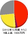 橋本緑園 損益計算書 2012年12月期