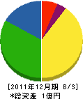 新潟日栄 貸借対照表 2011年12月期