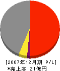 東野建設工業 損益計算書 2007年12月期