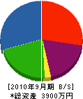 湯浅鉄工 貸借対照表 2010年9月期