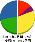 富山環境技術センター 貸借対照表 2011年2月期