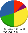 陽和電機 貸借対照表 2010年3月期 陽和電機 貸借対照表 2010年3月期