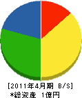野澤電気工事 貸借対照表 2011年4月期