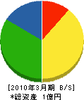 村山生コン 貸借対照表 2010年3月期