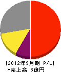 久松解体興業 損益計算書 2012年9月期