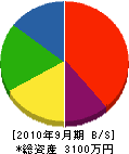 米子丸永 貸借対照表 2010年9月期