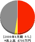 南部建設 損益計算書 2008年6月期