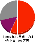 嶋田建設 損益計算書 2007年12月期