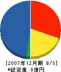 栗山興産 貸借対照表 2007年12月期