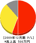 橋本産業 損益計算書 2009年12月期