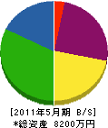 太田商会 貸借対照表 2011年5月期