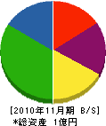 ユミタ 貸借対照表 2010年11月期