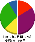浜田 貸借対照表 2012年9月期